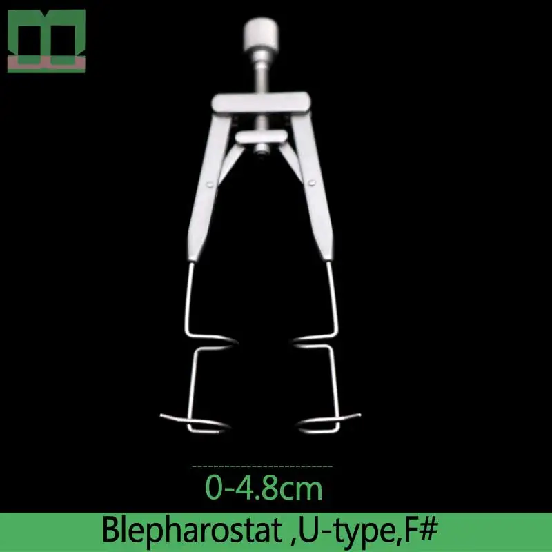 Blepharostat из нержавеющей стали v-типа инструменты и инструменты для глазной хирургии u-типа глазное зеркало хирургический инструмент - Цвет: F