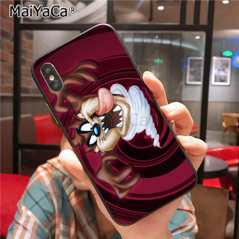 8 MaiYaCa Looney ttes Tasmanian Devil Taz чехол для телефона для iphone 11 Pro X 8 7 6 6S Plus 5 5S SE cass - Цвет: 8