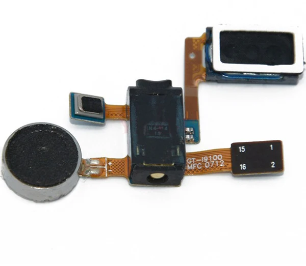 10 шт./лот оригинал для Samsung Galaxy S2 II i9100 разъем наушников и ушной динамик в сборе с