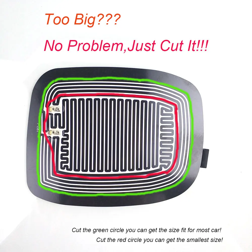 Электрическая нагревательная пластина для бокового зеркала 12 В постоянного тока