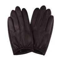 sheepskin gloves male winter keep warm waterproof windproof thin velvet lined touchscreen genuine leather man gloves m18001pq