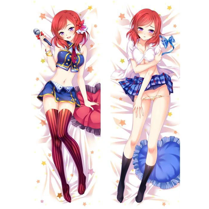 Сексуальная девушка японское аниме Love Live Маки нисикино милые пледы отаку Dakimakura