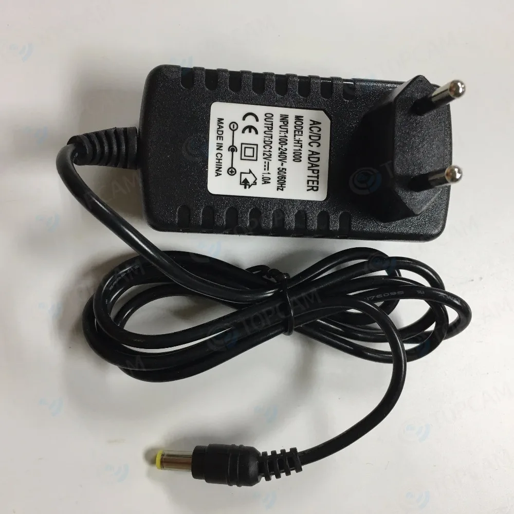 Адаптер питания для камеры видеонаблюдения с 100 240 в перем. Тока на 12 пост. 2 А|plug