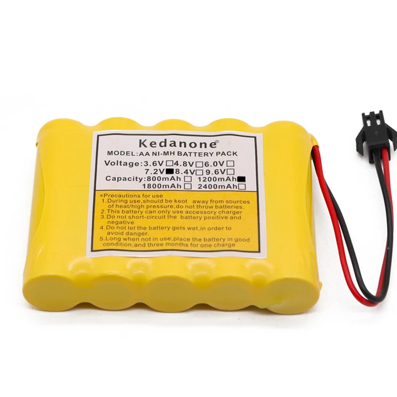 100% новая аккумуляторная батарея AA 6v 1200mAh Ni-MH Аккумуляторная для дистанционного
