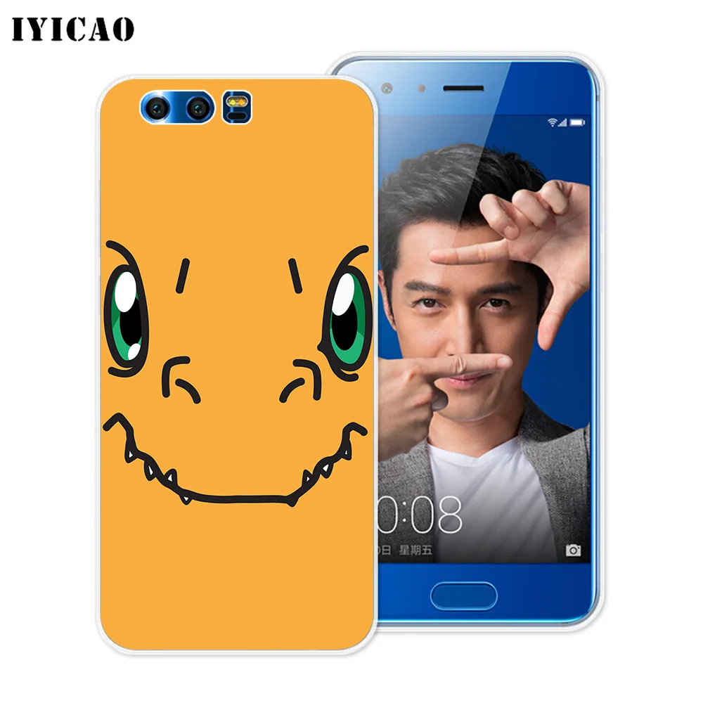 IYICAO Digimon Adventure Soft Silicone Case for Huawei Y9 Y7 Y6 Prime 2018 Honor 8C 8X 8 9 10 Lite 7X 7C 6A 7A Pro Cover | Мобильные