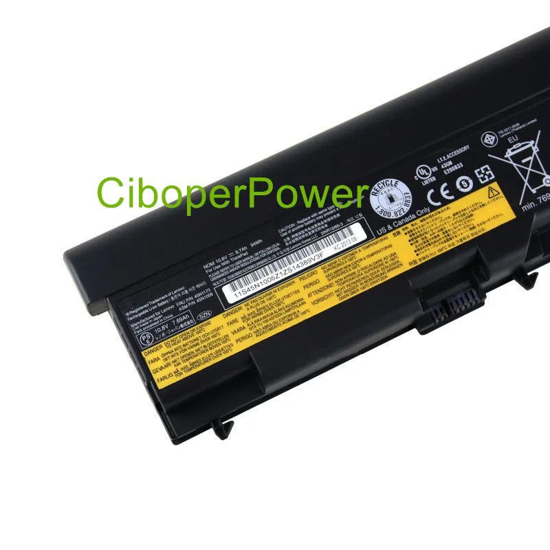 Аккумулятор 94WH для T430 W530 W510 T530 W520 SL410 T410 T420 L530 L430 45N1017 45N1016 9CELL|battery for t410|battery t430t430 battery