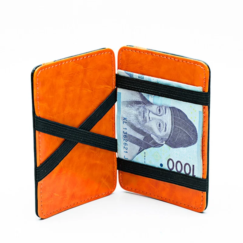 KUDIAN BEAR минималистичный мужской кошелек с зажимом для денег Rfid Тонкий органайзер
