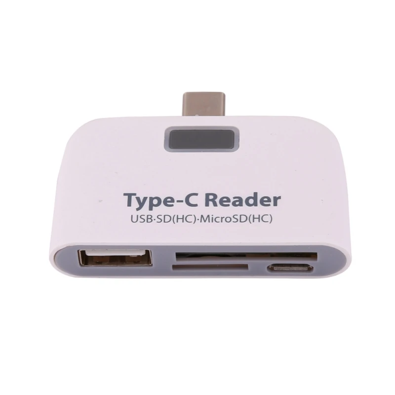 Профессиональный кардридер 3 в 1 USB Type C TF Micro OTG для Macbook телефонов