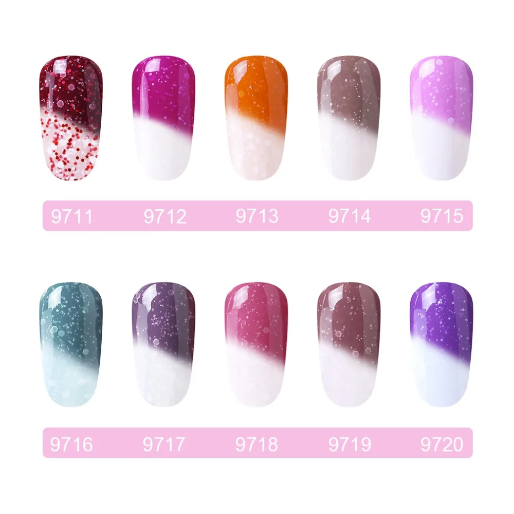 

Belen 7ml Gelpolish Snowy Thermal Chameleon Temperature Changing UV Led Soak Off Long Lasting Vernis Gel Polish DIY Nail Art