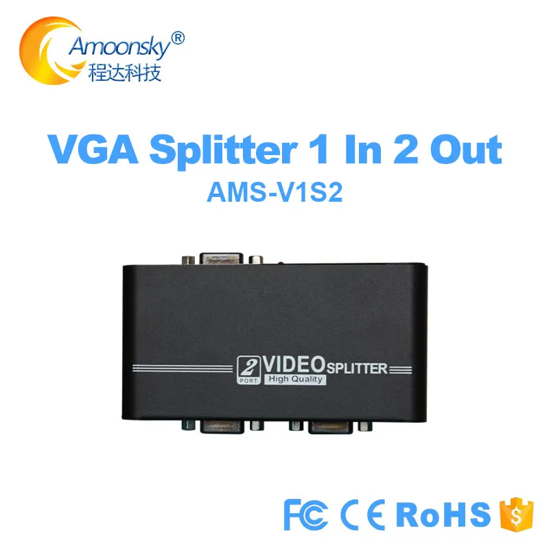 Сплиттер Vga со светодиодсветодиодный дисплеем на аренду сплиттер 1 в 2 выхода