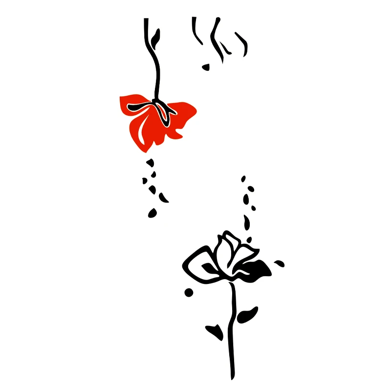 Креативные лотосы 3D акриловые хрустальные настенные наклейки для входа в