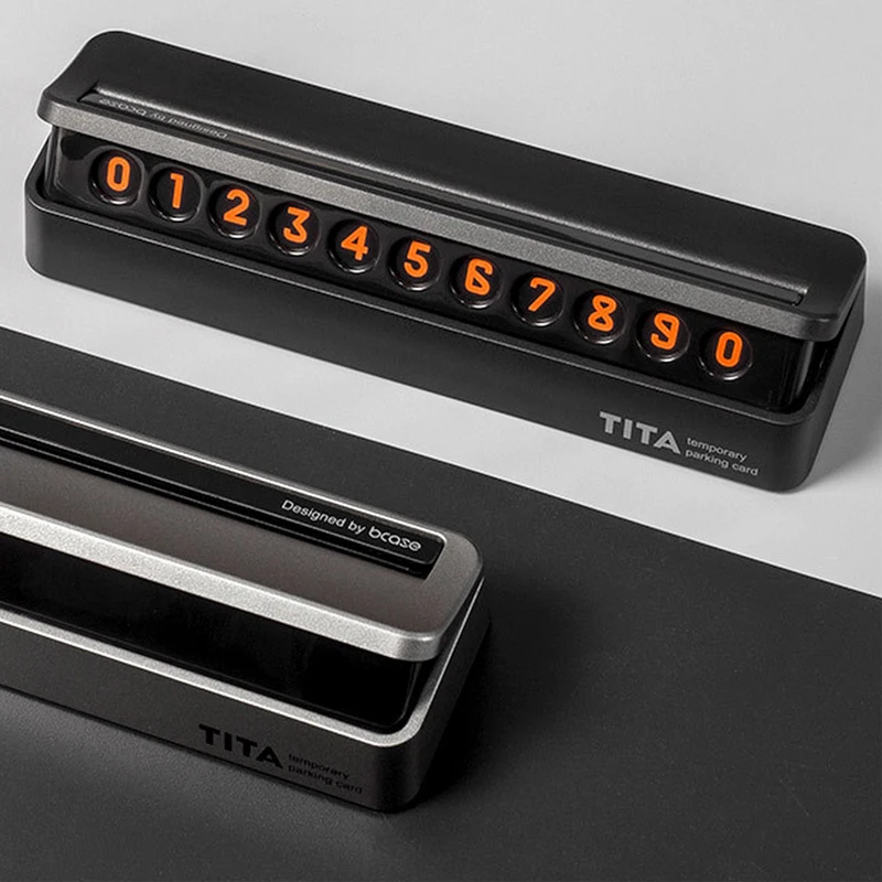 Xiaomi Mijia TITA Автомобильный держатель для парковочного номера мягкий магнит на