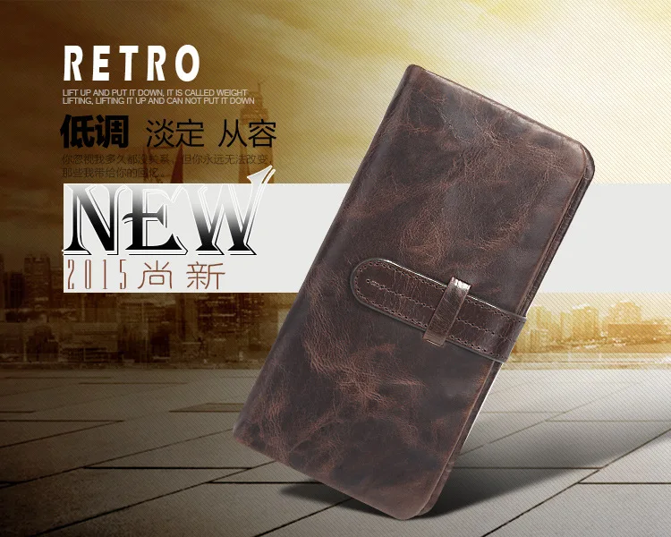 Короткий Мужской кошелек из 100% натуральной кожи бумажники воловьей Портмоне для