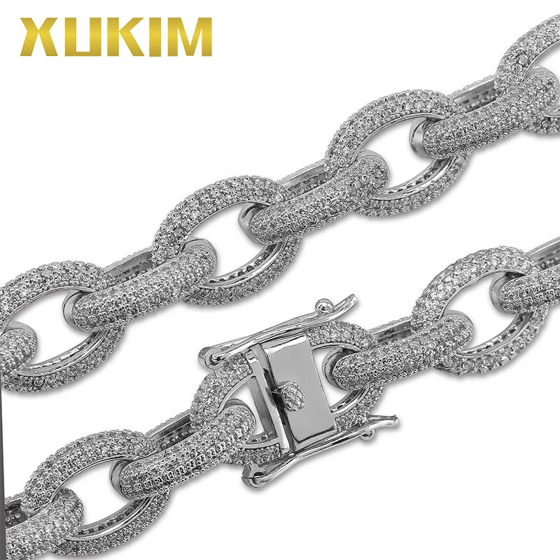 Ювелирные изделия Xukim Высококачественная цепочка из кубинской цепи с