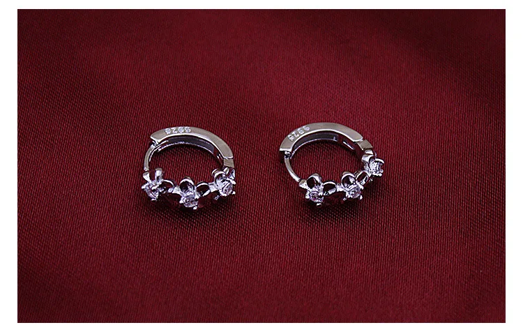Женские серьги из серебра 925 пробы с камелией|earings for women girls|silver earringsearrings |