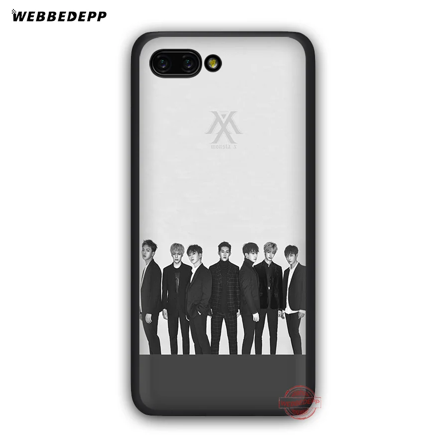 Мягкий силиконовый чехол WEBBEDEPP Monsta X Band для Huawei Honor 8 8C 9 10 Note Lite 8X 7X 6A 7C 7A 2GB Pro |