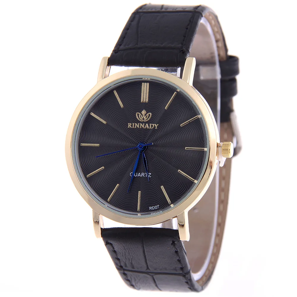 Часы мужские супертонкие кварцевые повседневные деловые японский бренд кожа