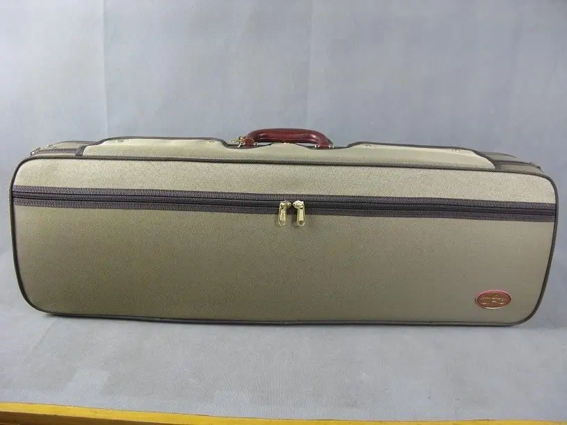 1 шт. значительный Деревянный чехол для скрипки оливкового цвета 4/4 с 4