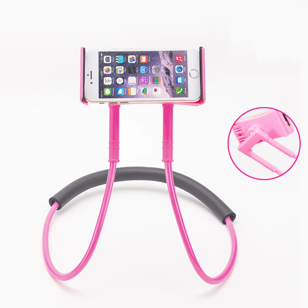 Универсальный висит на шее ленивый держатель телефона DIY вращающийся стенд стол