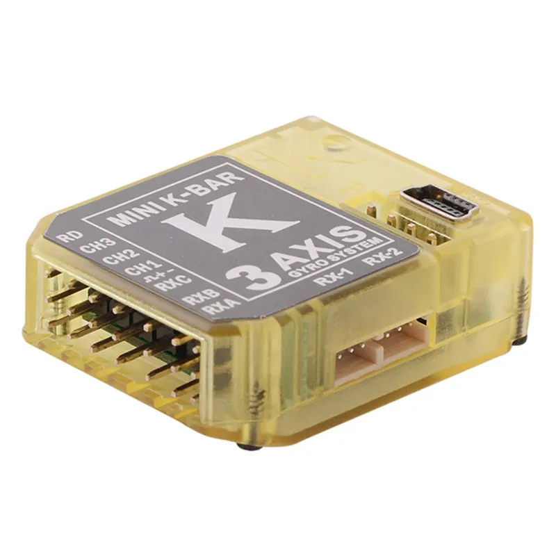 Радиоуправляемый вертолет Gyro-VBar 5.3.4pro Big KBAR K8 Flybarless 3 Axis Gyro System V-BAR для