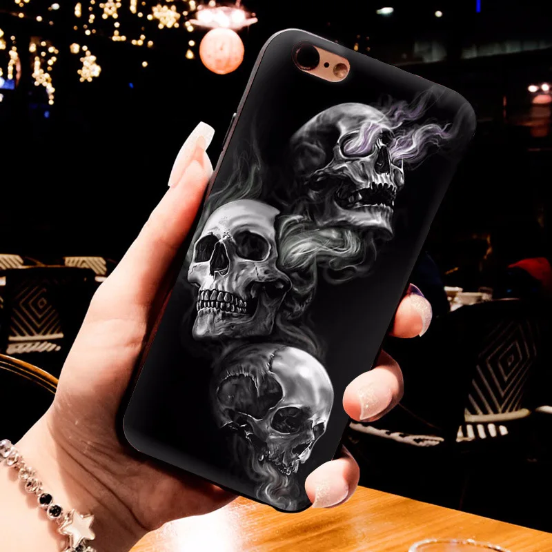 MaiYaCa Мрачный Жнец &quotскелетная&quot Гибридный чехол для телефона iPhone 6S 6plus 12pro 12proplus 8