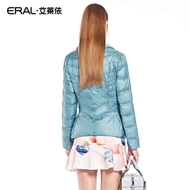 ERAL Зима Новое поступление Для женщин тонкий нерегулярные-мужской костюм пальто