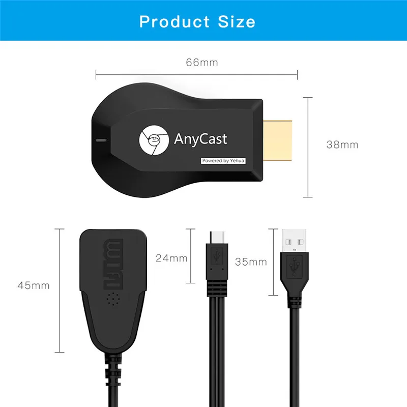 Robotsky 1080 P беспроводной wifi-ключ приемник HDTV HDMI адаптер телефон зеркалирование сплиттер кабель для iPhone samsung планшет