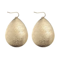zwpom 2018 new chunky water drop earrings for women bohemian zinc alloy teardrop statement earrings jewelry dangle earrings gold