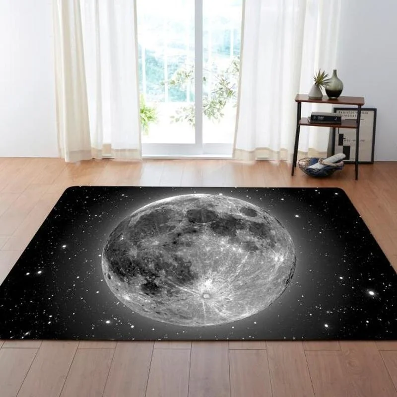 Kopen 8 Stijlen 3D Gedrukt Moon Night Karpetten Voor Woonkamer Slaapkamer Anti-Slip Sofa Stoel Floor Mat Mode Keuken Tapijt Yoga Mat