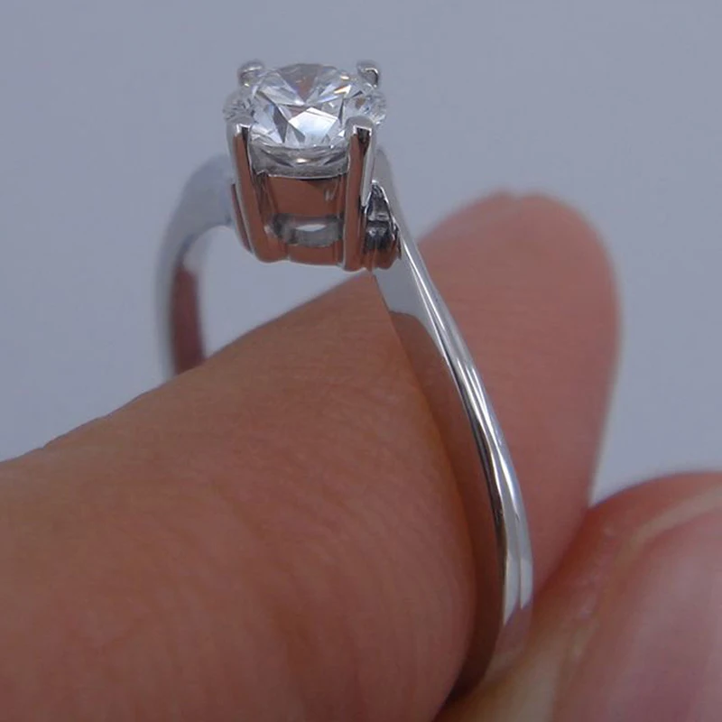 Сертифицированная элегантная Бриллиантовая Диагональ 18K бриллиантовая 0 50 карат