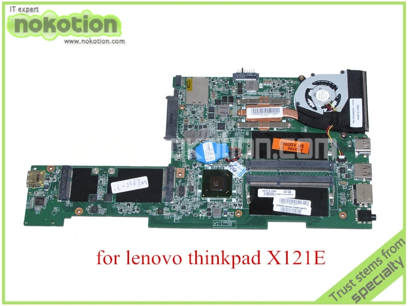 

NOKOTION DA0FL8MB8C0 REV C FRU 04w3372 FOR lenovo thinkpad X121E laptop motherboard i3-2367M cpu Onboard HM65 DDR3