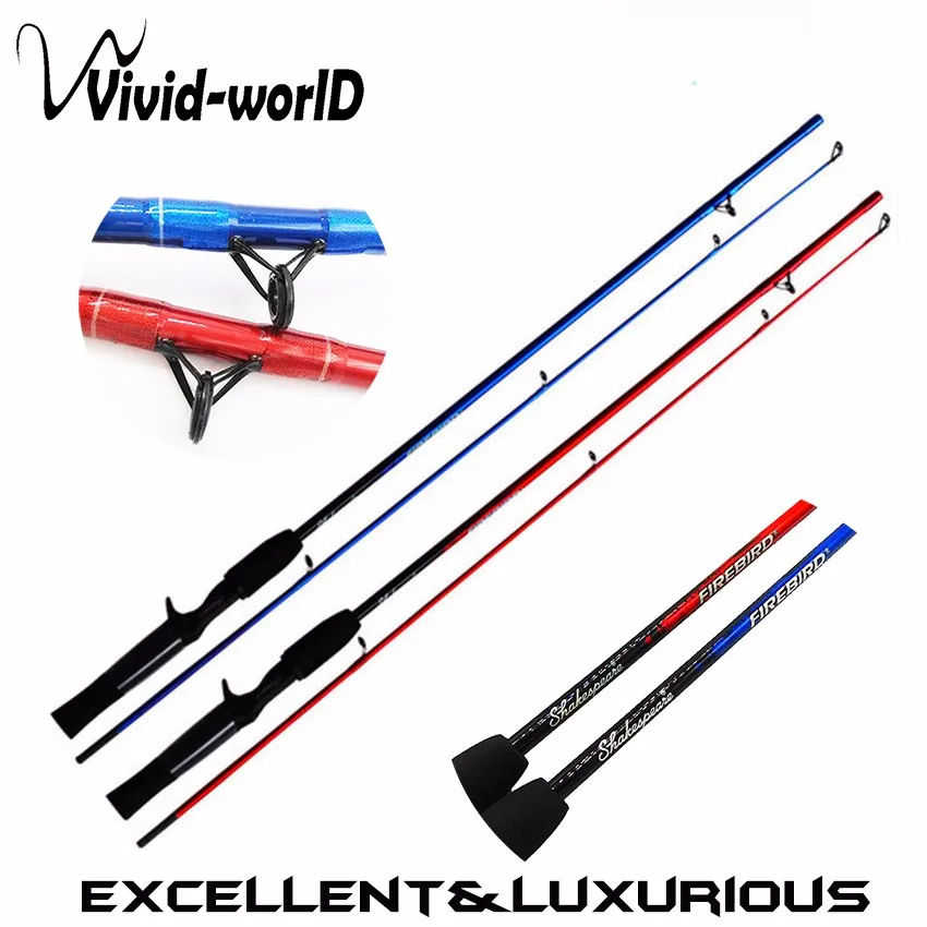 Vivid-worlD YUMOSHI бренд ультра-светильник Удочка средняя(6-10 фунтов. Линия) Приманка Удочка литье стержень EVA ручка FRP материал pod