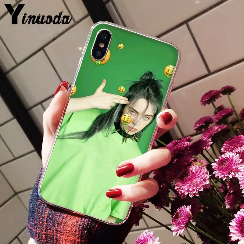 A15 Yinuoda Billie Eilish Khalid прекрасный горячий певец звезда прибытие сотовый телефон чехол для iPhone X XS MAX 6 6s 7 7plus 8 8Plus 5 5S SE XR - Цвет: A15