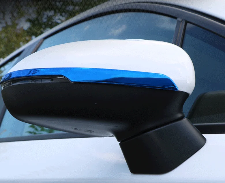 Lsrtw2017 нержавеющая сталь заднего вида автомобиля против царапин полосы Таймс для Opel Astra K автомобильные аксессуары