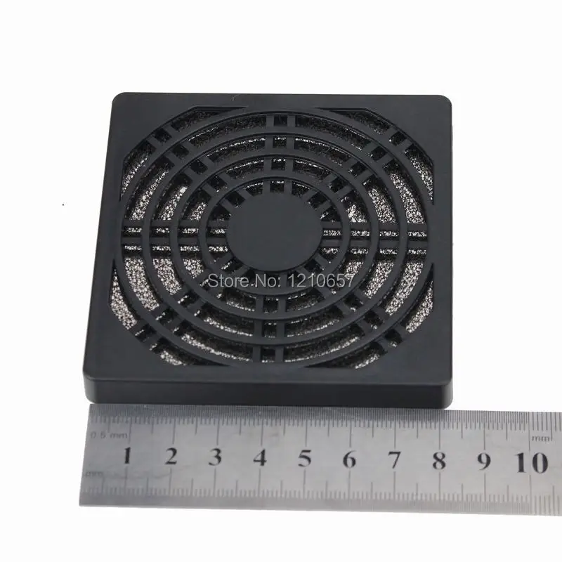 Черный пластиковый пылезащищенный вентилятор 80 мм для ПК 2 шт. в партии|computer