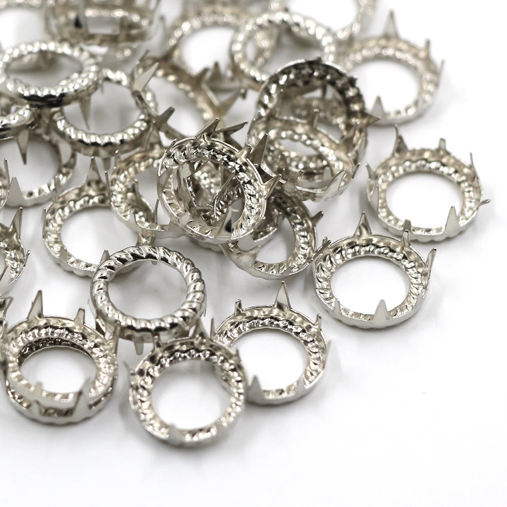 Серебряные заклепки 1000 шт. металлические в виде черепа/звезды/круга для