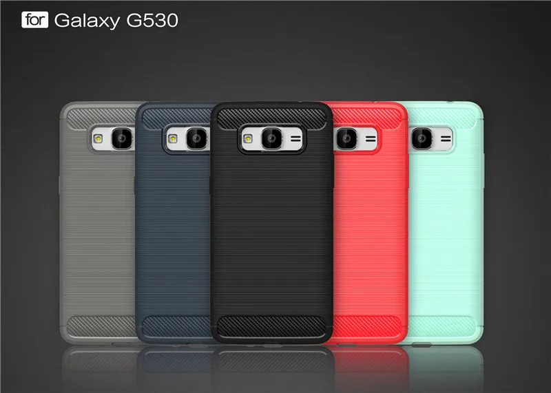 Экологические углеродного волокна чехол для Samsung Galaxy Grand Prime G5306 мягкий