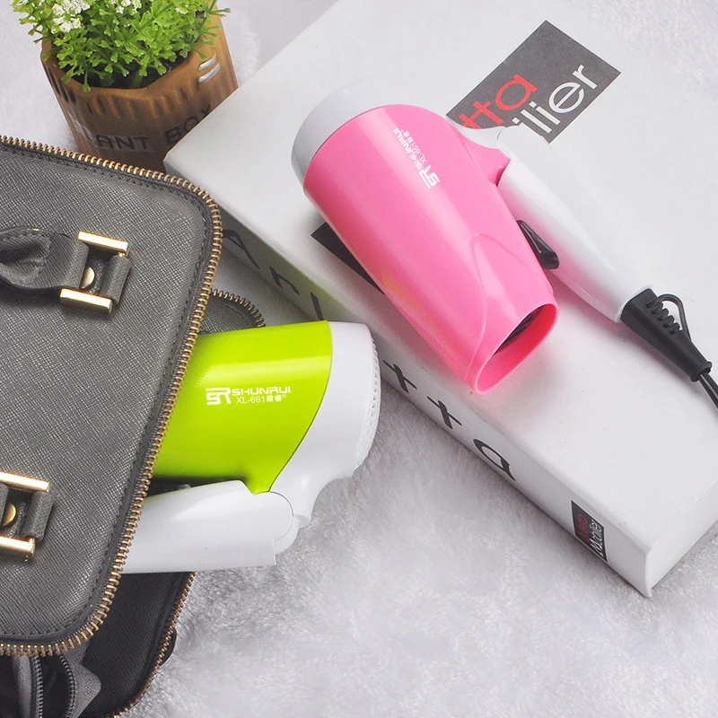 Портативный фен для волос складной мини 5 скоростей регулировка холодного и