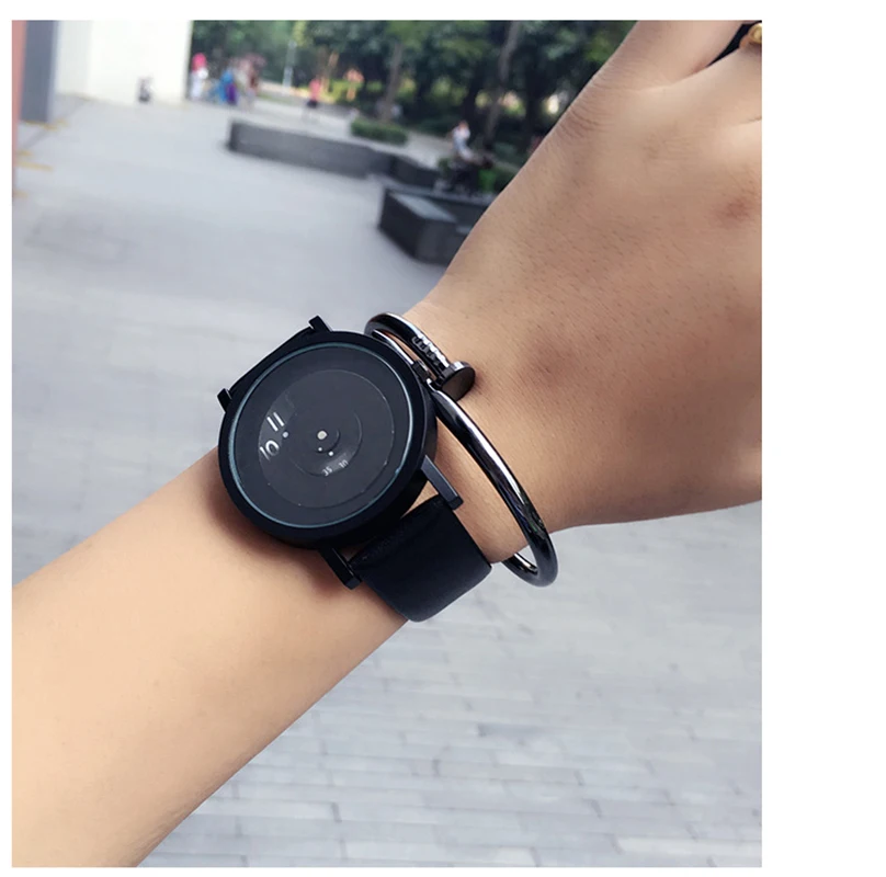 Часы женские кварцевые с кожаным ремешком креативные Элегантные повседневные