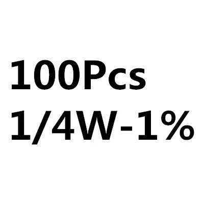 1 Вт/8 Вт 1/4W 1/2W 1 Вт 2 3W 5 Вт 1% 5% Цвет кольцо резистора 0.27R 2.7R 27R 270R 2,7 K 27K 270K Ohm - Объем: (100Pcs) 0.25W-1-