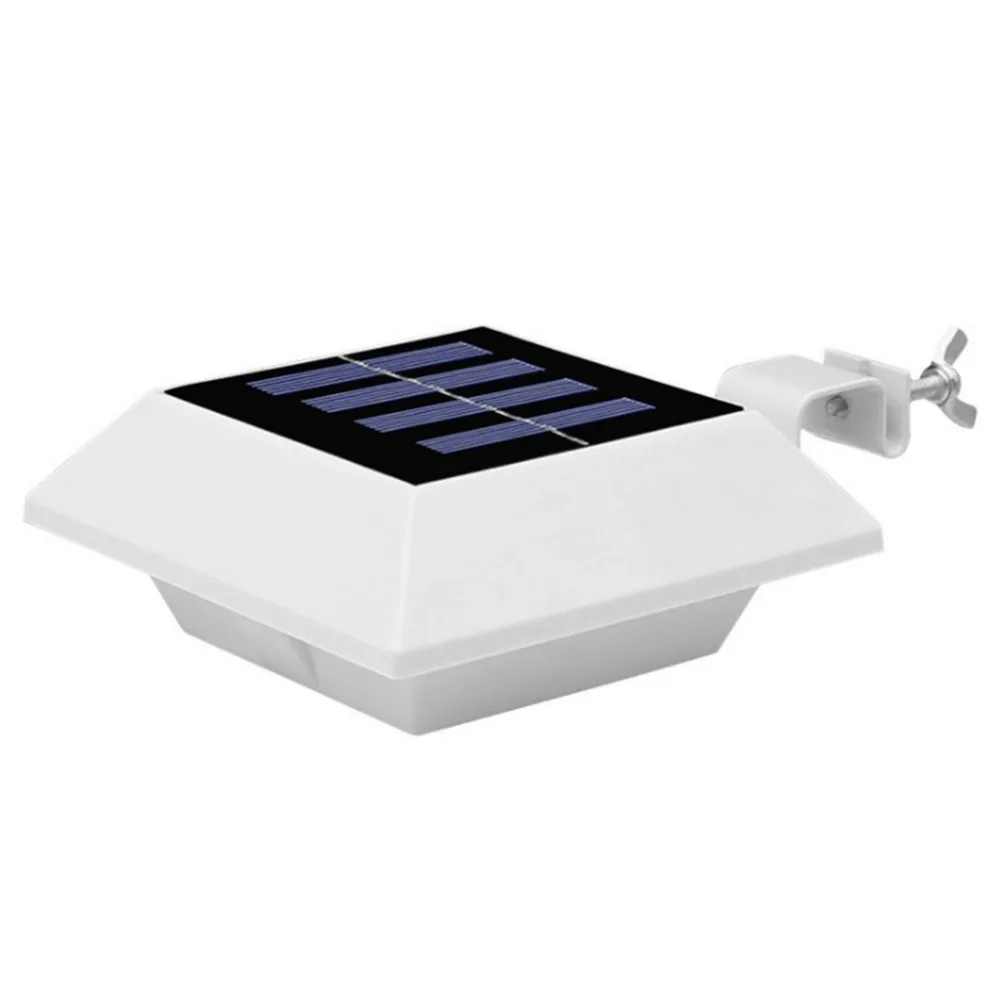 Новая версия 4 LED наружный квадратный светодиодный настенный Солнечный свет IP45