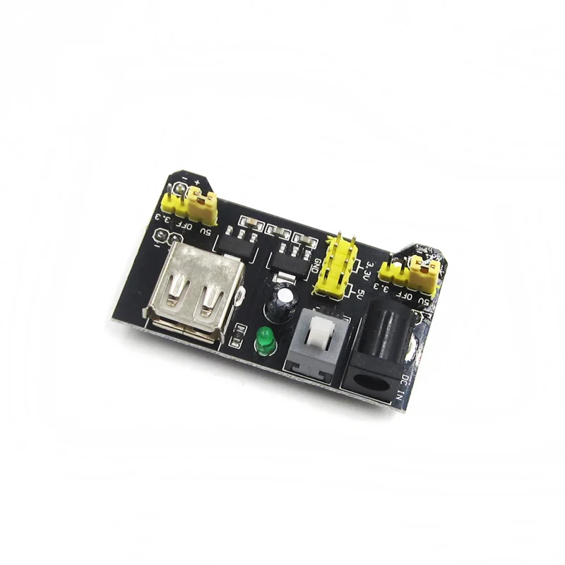 MB102 Макет мини usb Блок питания 3 v 5v mb102 модуль для Arduino Solderless доска|power module|module 5vbreadboard