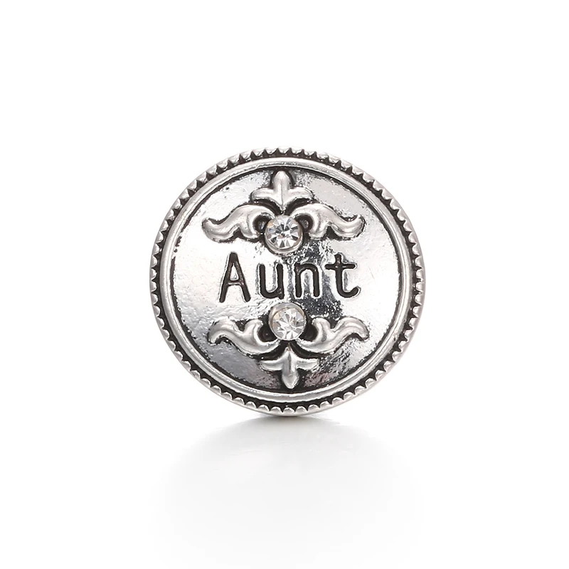 5 видов стилей семейная Имбирная кнопка ювелирное изделие корона Нана бабушка