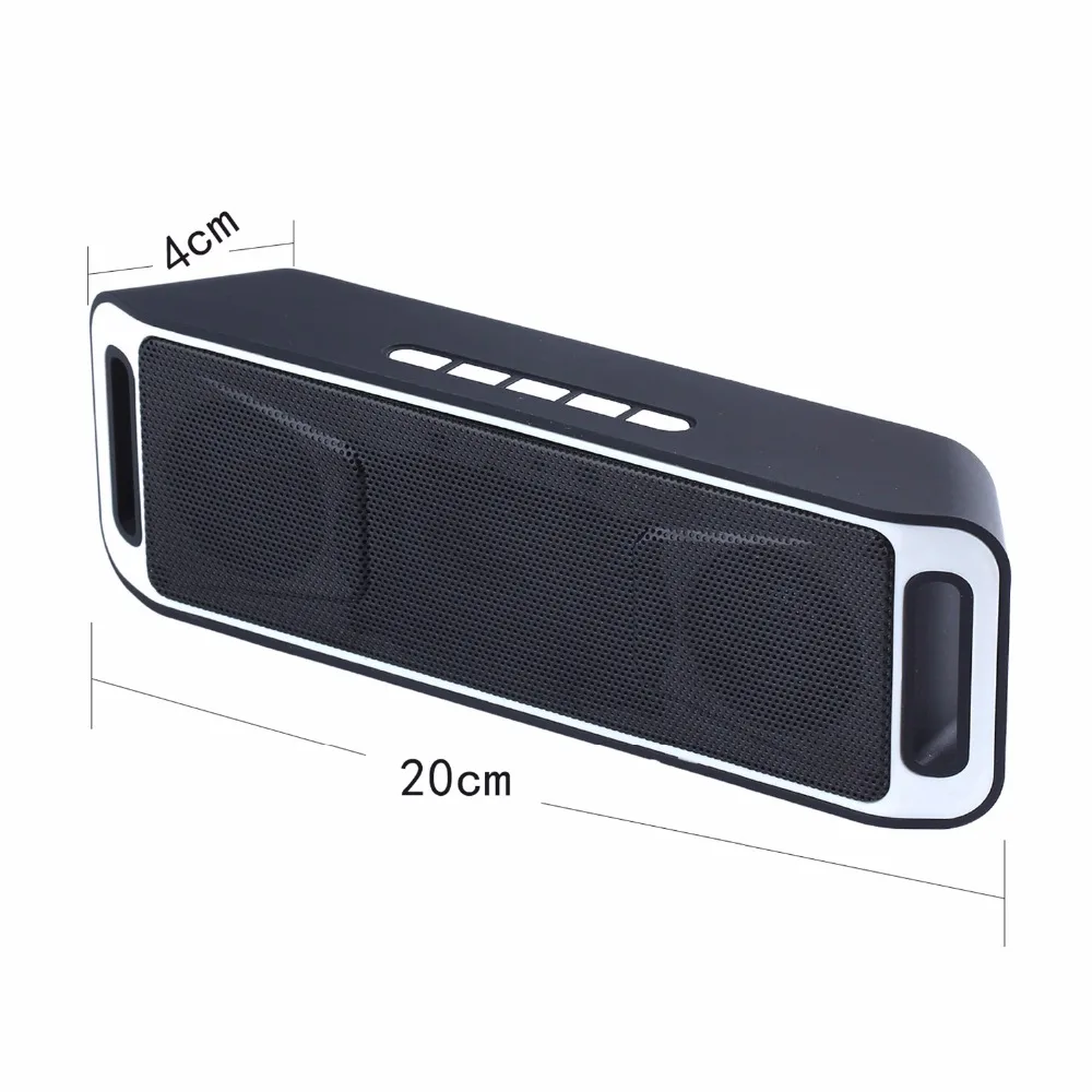 Sc208 Bluetooth 4 0 портативный беспроводной динамик TF USB FM радио спортивный bluetooth бас