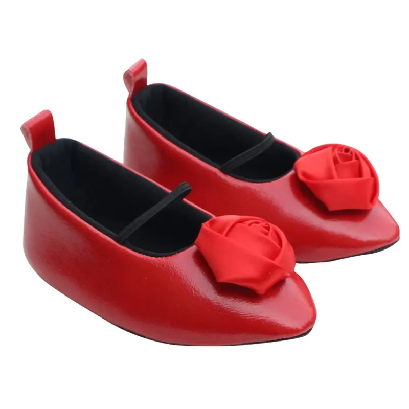 18 Цветов Кроватки Малыша Мягкой Подошве Балетное Платье Указал Обувь Сладкий