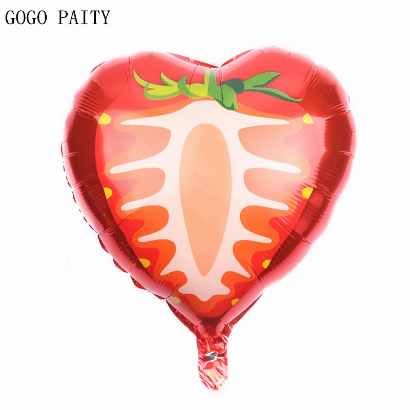 GOGO PAITY 18 дюймов детские игрушки высокого качества Алюминиевые шарики для фруктов