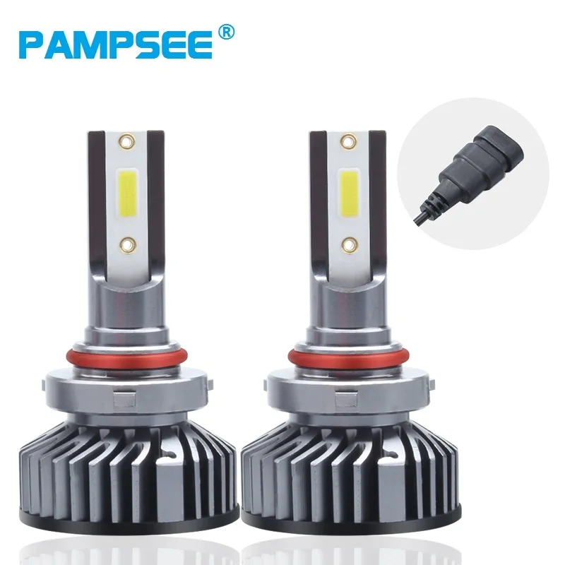 9005 HB3 светодиодная фара H4 светодиодный H11 H3 H8 H1 H7 9006 HB4 H27 881 с чипами DOB 8000LM 6500K 72W 12V авто противотуманные светильник ры автомобильная лампа