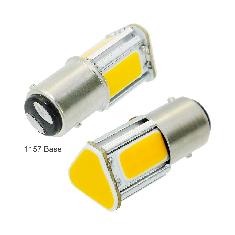 1157 Light BAY15D Wedge 4 cob Led Автомобильный Фонарь Base Brake лампа заднего хода сигнал поворота