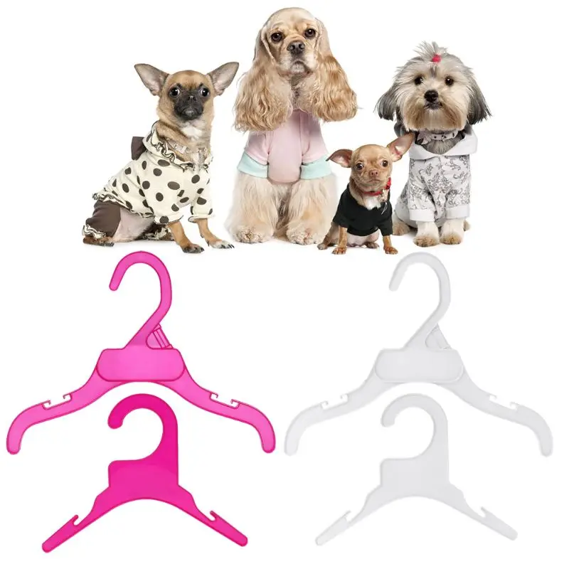 10Pcs Plastic Pet Dog Puppy Cat Clothes Clothing Rack Hanger Product Accessories | Дом и сад