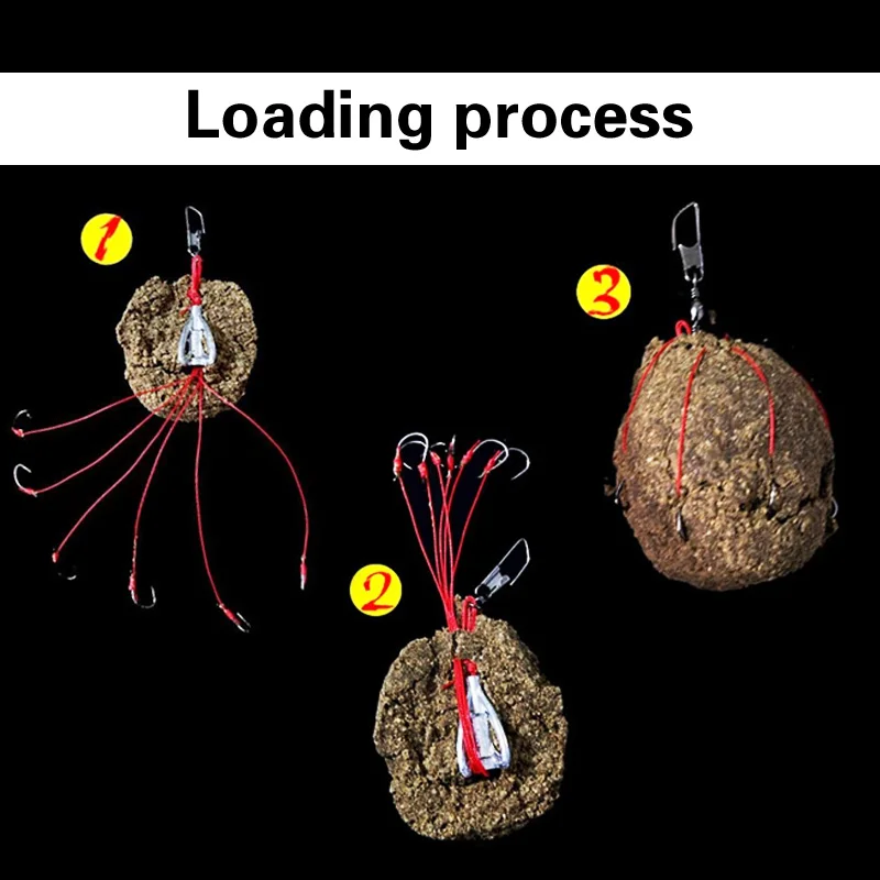 Рыболовный крючок в коробке из 4 штук взрывобезопасный для подвесного дна